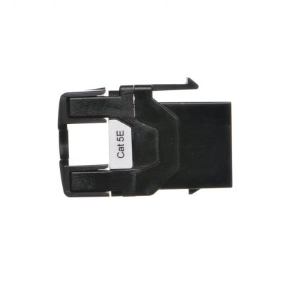 Wkład gniazda komputerowego RJ45 kat. 5e nieekranowany (UTP) czarny FCRJ455e KONTAKT (FCRJ455e)