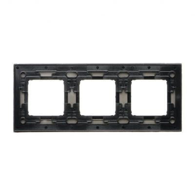 SIMON 54 NATURE WMDZ-0130xS-098 Ramka 3-krotna Nature-Beton, CZARNY CHARAKTER, IP20/IP44. (IP44-nale DRN3/98 KONTAKT (DRN3/98)