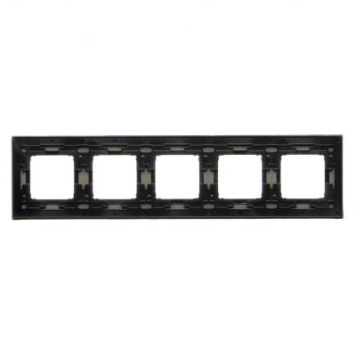 SIMON 54 NATURE WMDZ-0150xS-098 Ramka 5-krotna Nature-Beton, CZARNY CHARAKTER, IP20/IP44. (IP44-nale DRN5/98 KONTAKT (DRN5/98)
