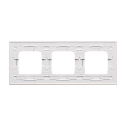 Simon 54 Nature Ramka 3-krotna Szkło CZARNA PERŁA DRN3/68 KONTAKT (DRN3/68)