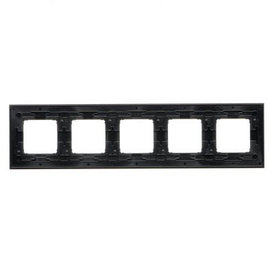 SIMON 54 NATURE WMDZ-0150xS-083 Ramka 5-krotna Nature-Metal, INOX DARK, IP20/IP44. (IP44-należy zast DRN5/83 KONTAKT (DRN5/83)