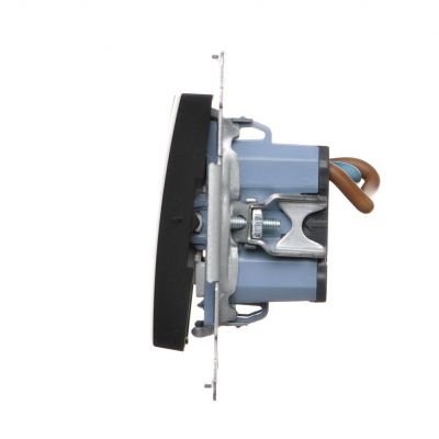 Simon 54 Łącznik dwubiegunowy podwójny 16A 250V zaciski śrubowe czarny DW22A.01/49 KONTAKT (DW22A.01/49)