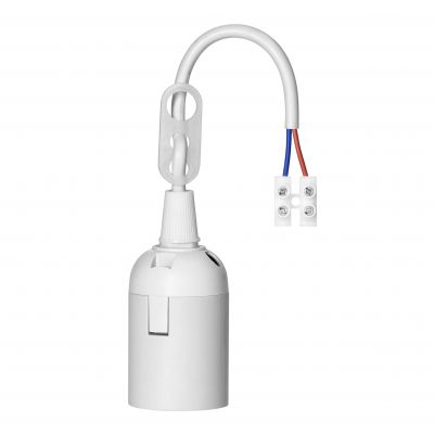 Oprawka remontowa E27, biała, zestaw 10 szt. (LH/E27-30/W/PZ/10)