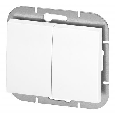 Łącznik podtynkowy świecznikowy Onyx, 10A, 250V, WP-2O, biały (OR-OE-7501/W)