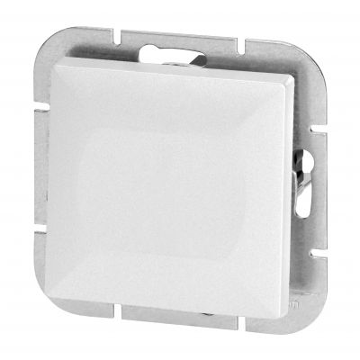 Łącznik jednobiegunowy podtynkowy z podświeleniem Pearl, 10A, 250V, WP-1P/S, biały (OR-OE-7700/P/W)