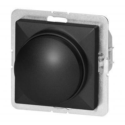 Ściemniacz obrotowy LED Pearl, 230V, 50Hz, Pmin:3W, Pmax:35W, SO-1P/LED, czarny (OR-OE-7716/LED/B)