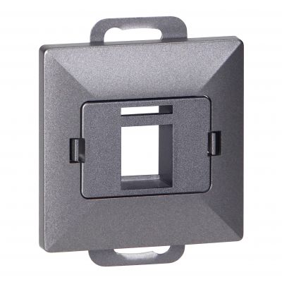 Płytka czołowa + 1xRJ45 Pearl, PC+ARJ45/P1, antracyt (OR-OE-7717/A)