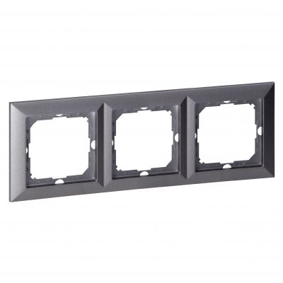 Ramka potrójna Pearl, Ra-3P, antracyt (OR-OE-7720/3/A)
