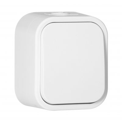 Łącznik natynkowy schodowy B2, 10A, 250V, IP54, WNT-5B2, biały (OR-OE-7802/W)