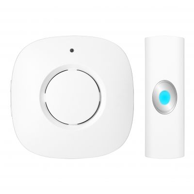 Dzwonek bezprzewodowy sieciowy KALA AC learning system 38 dźwięków 250m biały OR-DB-RG-179/W ORNO  (OR-DB-RG-179/W)