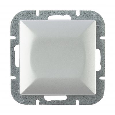 Łącznik podtynkowy jednobiegunowy Pearl, 10A, 250V, WP-1P, srebrny (OR-OE-7700/G)