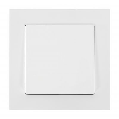 Przycisk dzwonek podtynkowy z podświeleniem Malta, 10A, 250V, WP-6/7M/S, biały (FMS-104/P/W)