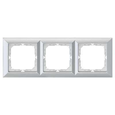 Ramka potrójna Pearl, Ra-3P, srebrny (OR-OE-7720/3/G)