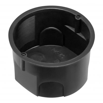 Puszka podtynkowa 60 mm płytka, czarna (OR-JB-13816)