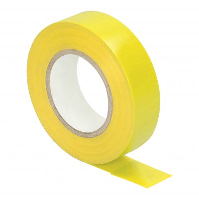 Zestaw 10 taśm izolacyjnych 19mm, żółta, uniepalniona, grubość 0,13mm, długość 20m (OR-AE-13196/YL/20M/S)