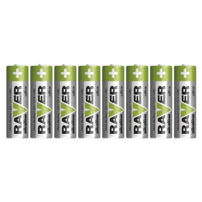Bateria alkaliczna Raver Ultra Alkaline AA (LR6) folia 8 B79218 EMOS (B79218)
