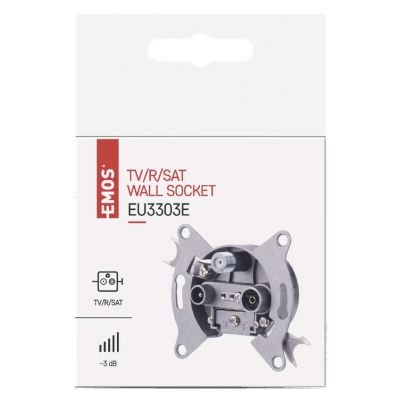 Gniazdo abonenckie końcowe EU3303E J0240E EMOS (J0240E)