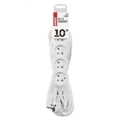 Przedłużacz 5 gniazd 10m P0510 EMOS (P0510)