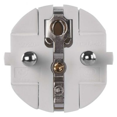 Wtyczka prosta biała P0034 EMOS (P0034)