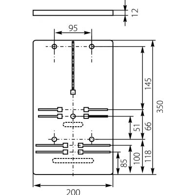 Tablica licznikowa T-1F.3F-b/z-NOVA-12 10.14 OPATÓWEK (10.14)