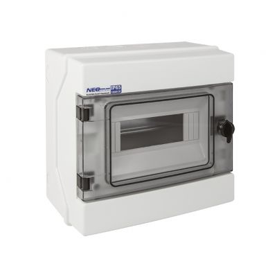 Rozdzielnica hermetyczna natynkowa 1x8 IP65 500VAC/1000VDC RH-8 36.8 OPATÓWEK (36.8)