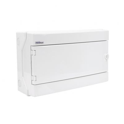 Rozdzielnica hermetyczna natynkowa 1x18 IP65 500VAC/1000VDC RH-18/B (białe drzwi) 36.17 OPATÓWEK (36.17)