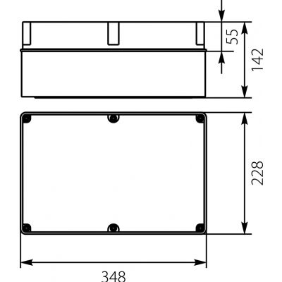 OH-5A.1 obudowa hermetyczna IP65 348x228x142 mm 29.51 OPATÓWEK (29.51)