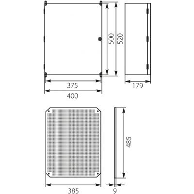 UNI-2/T OBUDOWA UNIBOX 500X400X196 43.22 OPATÓWEK (43.22)