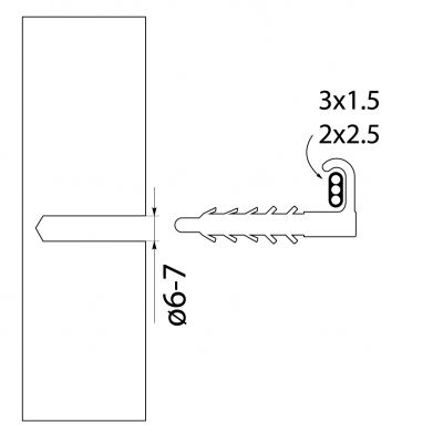 Uchwyt USMPH-2 (100szt) 16.8 OPATÓWEK (16.8)