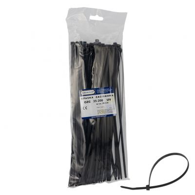 Opaska czarna OZC 35-200 UV (100szt) 25.120 OPATÓWEK (25.120)