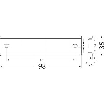 wspornik TH35 WTH2 33.98 OPATÓWEK (33.98)