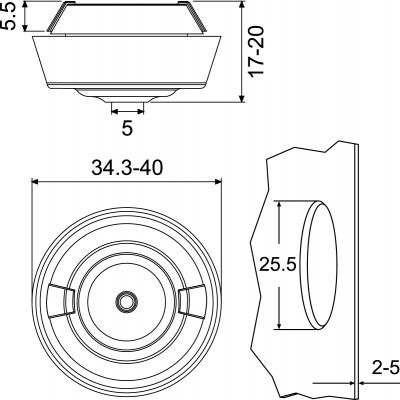 TKS KLIK M25 C Przepust dwukomponentowy 34.994 OPATÓWEK (34.994)