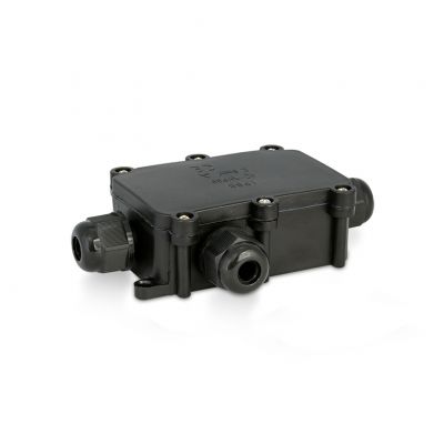 Puszka instalacyjna PI3P PG9‑3P IP68 listwa zaciskowa pokrywa na wkręty kolor czarny 63.3 OPATÓWEK (63.3)
