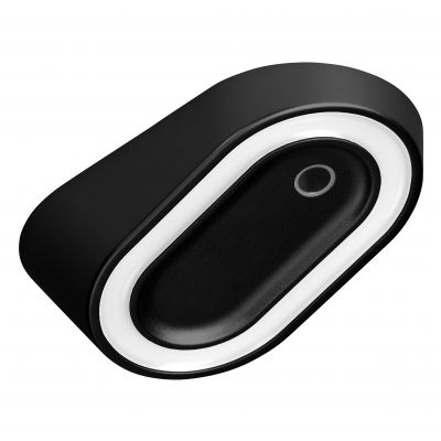 AGRA lampka podszafkowa LED 2,5W, 80lm, 4000K, z włącznikiem bezdotykowym, czarna (AD-OM-6564L4/B/SW)