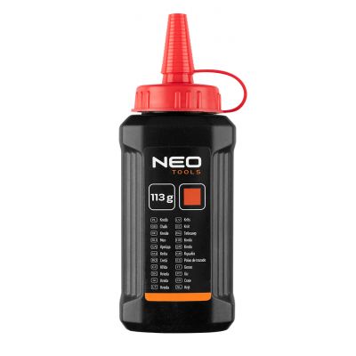 Sznurek traserski 3:1, obudowa plastikowa + kreda czerwona NEO TOOLS (49-951)