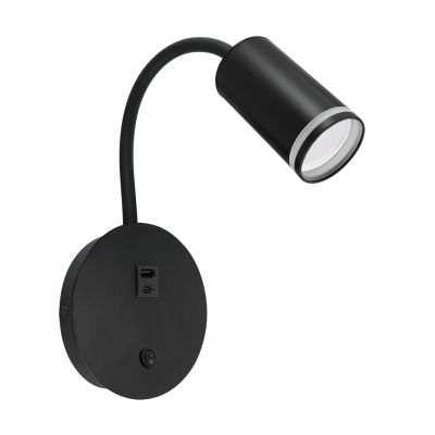 Oprawa dekoracyjna ZULA WLL USB GU10 czarny  IDEUS (04815)