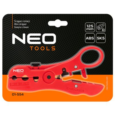 Ściągacz izolacji przewodów koncentrycznych (01-554)