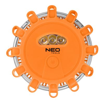 Flara drogowa lampa ostrzegawcza samochodowa światło awaryjne LED magnes NEO (99-128)