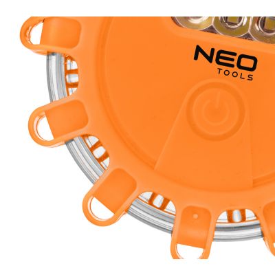 Flara drogowa lampa ostrzegawcza samochodowa światło awaryjne LED magnes NEO (99-128)