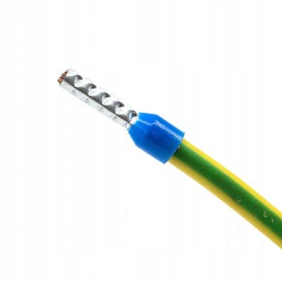 Końcówka tulejkowa izolowana Cu miedź cynowana TE 0,75-8 /opk=100szt./ ERKO (TE_0,75-8/100)