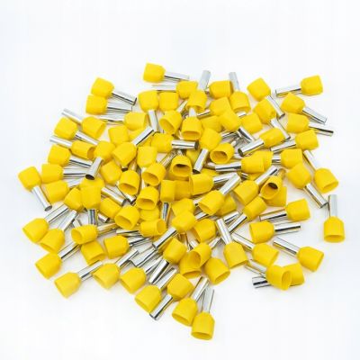 Końcówka tulejkowa podwójna izolowana Cu miedź cynowana TV 1,5-10 /opk=100szt./ ERKO (TV_1,5-10/100)