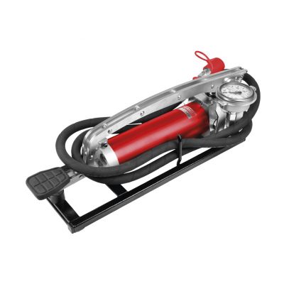Pompa hydrauliczna z przewodem hydraulicznym 2 mb, automatycznym spustem ciśnienia i manometrem  ERKO (H_800-AM-K20)