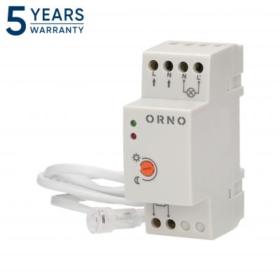 Czujnik zmierzchowy na szynę DIN z hermetyczną zewnętrzną sondą, IP65, 3000W OR-CR-219 ORNO (OR-CR-219)