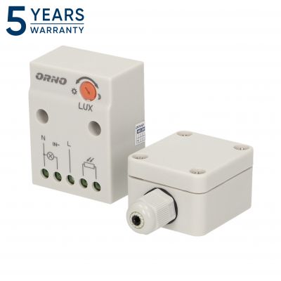 Czujnik zmierzchowy z hermetyczną zewnętrzną sondą w puszce, IP65, 2300W OR-CR-232 ORNO (OR-CR-232)