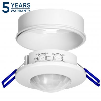 Czujnik ruchu 360° IP20 1200W zasięg max. 8m biały ORNO (OR-CR-273/W)