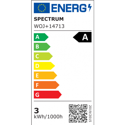 Zarówka LED GU10 2,5W  ciepła z soczewką szklana 38st  SPECTRUM (WOJ+14713)