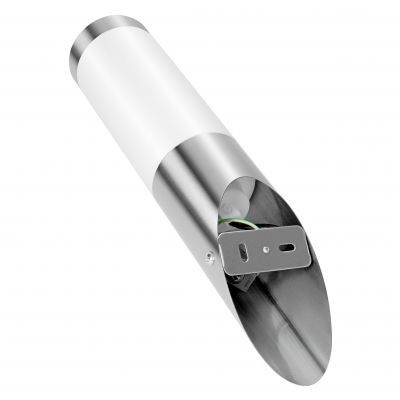 EDERA oprawa ogrodowa, E27, max. 15W, IP44, skos, stal nierdzewna (AD-OP-6570GE27PM)