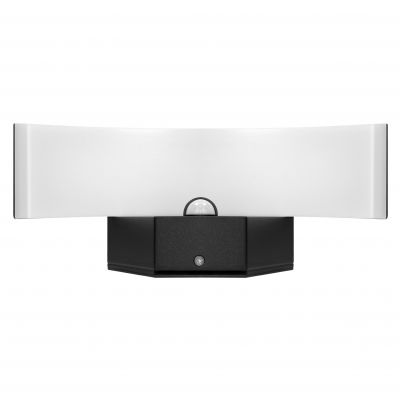 PILEA LED 9W, lampa ogrodowa z czujnikiem PIR, 700lm, IP54, 4000K, czarna (AD-OP-6572BLPMR4)
