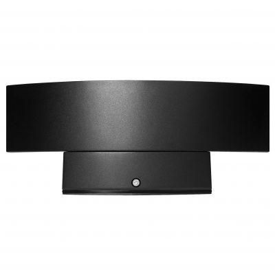 PILEA LED 9W, lampa ogrodowa z czujnikiem PIR, 700lm, IP54, 4000K, czarna (AD-OP-6572BLPMR4)