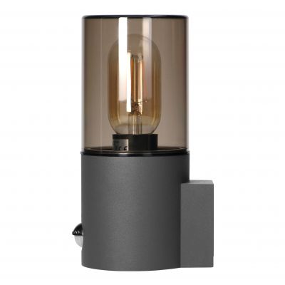 SALVIA oprawa ogrodowa hermetyczna z czujnikiem PIR E27 max. 15W IP54 szara AD-OP-6573GE27PPR ORNO (AD-OP-6573GE27PPR)